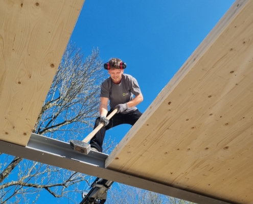 Zimmerei und Holzbau - Rinke, Einfamilienhaus Holzrahmenbau Offenbach an der Queich, Zimmerei und Holzbau - Rinke, Einfamilienhaus, Holzrahmenbau, Dachstuhl, Energieeffizienz, KFW-Förderung